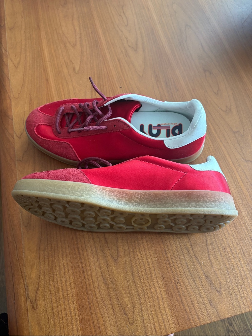 Anthropologie - Jeffrey Campbell Play Red and White Women's Sneakers Size 9